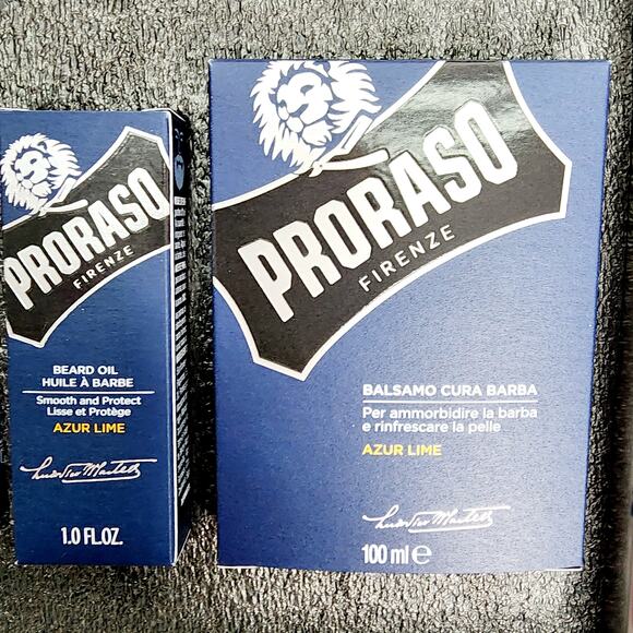 Proraso Beard Care Set with Beard Wash, Beard Oil and Beard Balm Azur Lime Scent - Picture 5 of 16
